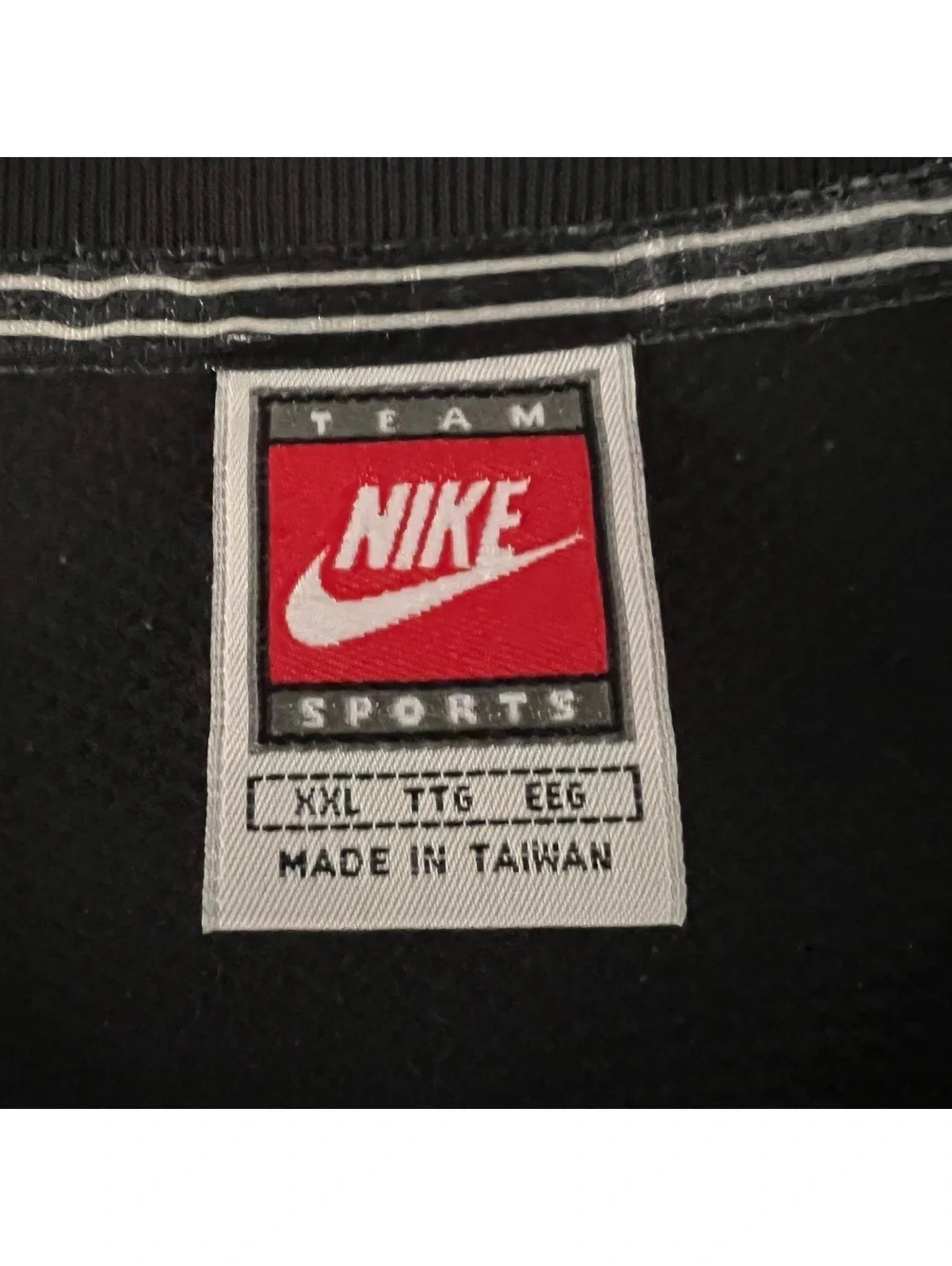 Vintage Nike Team Sports Black Sleeveless Athletic Shirt XXL